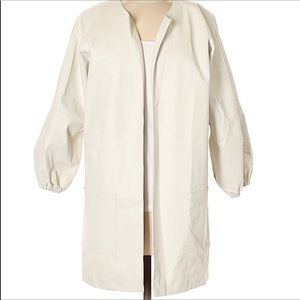 Zara Faux Leather Trench-Jacket